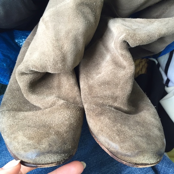 Joie over the knee suede boots - Picture 4 of 4